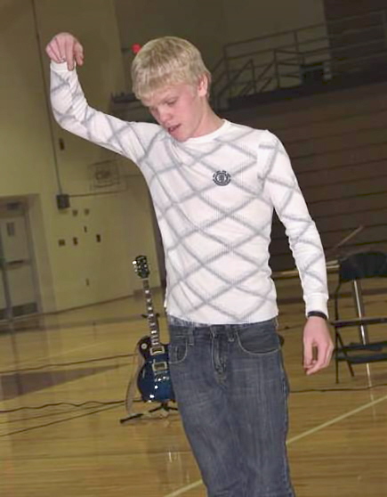 Nathan Pealstrom dancing