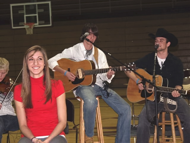 Morgan Pitney (left) and Michael Todd Emery